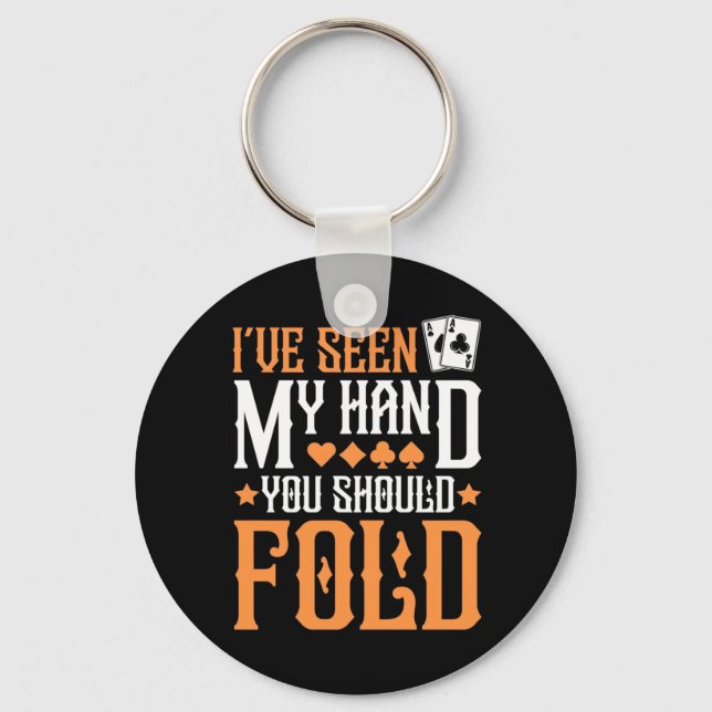 Llavero Póquer que he visto mi mano (Anverso)