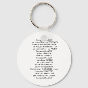 Llavero Por el cáncer