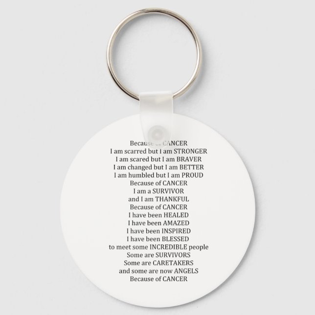 Llavero Por el cáncer (Anverso)