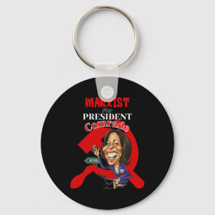 Llavero Por el presidente Camarada Kamala Harris Funny Pre