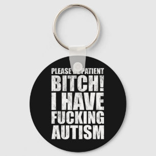 Llavero Por Favor Sé Paciente Tengo Un Autismo Ing Diciend