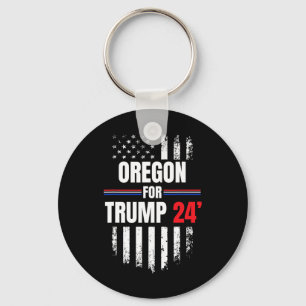 Llavero Por la bandera estadounidense de Trump 2024