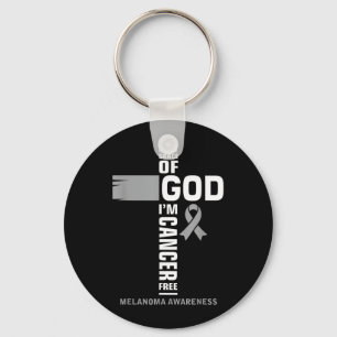 Llavero Por la Gracia de Dios Soy Superviviente de Cáncer 