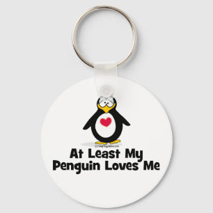 Llavero Por lo menos mi pingüino me ama