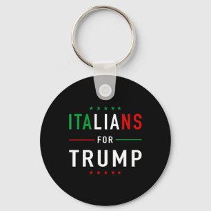 Llavero Por los partidarios de Trump Tee Pro Trump Italian