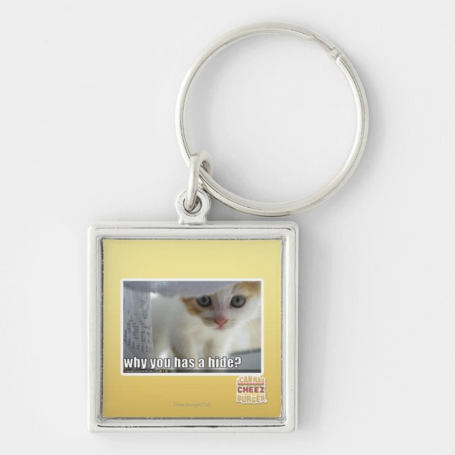 Llavero ¿Por qué usted tiene una piel? (Frente)