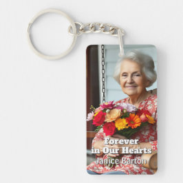 Llavero Por Siempre en Nuestros Corazones | Foto Recuerdo