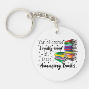 Llavero Por Supuesto Necesito Todos Estos Libros Increíble