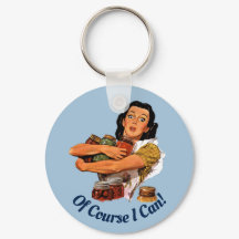 Por Supuesto Que Puedo Keychain