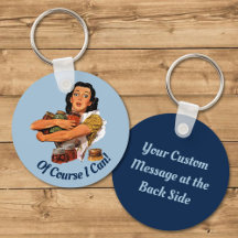 Por Supuesto Que Puedo Keychain