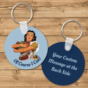 Llavero Por Supuesto Que Puedo Keychain