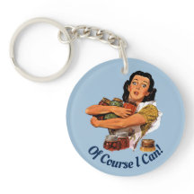 Por Supuesto Que Puedo Keychain