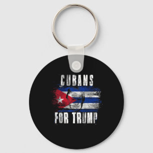 Llavero Por Trump - Estadounidense Y Patriótico De Cuba