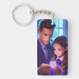 Llavero Por un papá que puede hacer magia