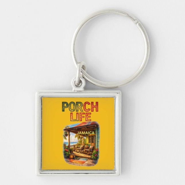 Llavero Porch life jamaica (Frente)