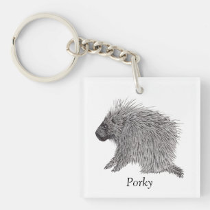 Llavero Porcupine Keychain