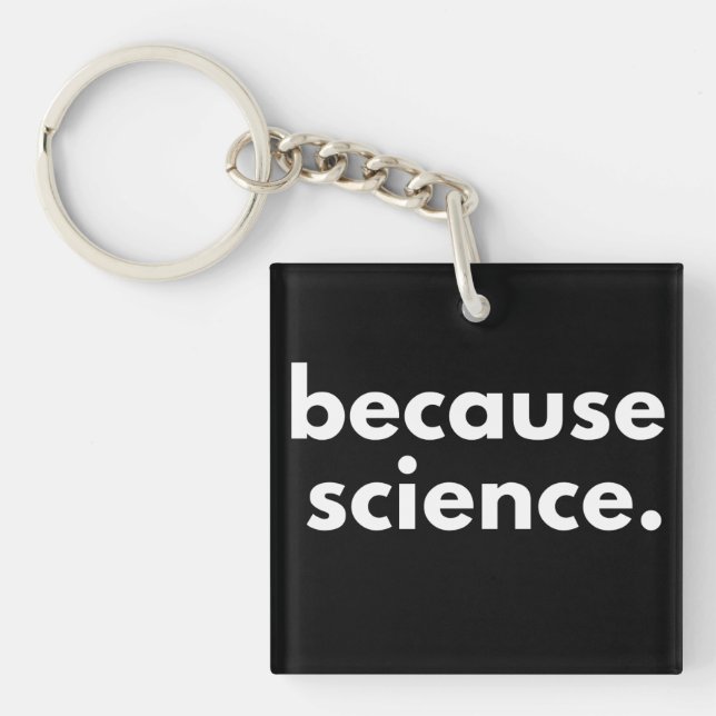 Llavero Porque la ciencia (Frente)