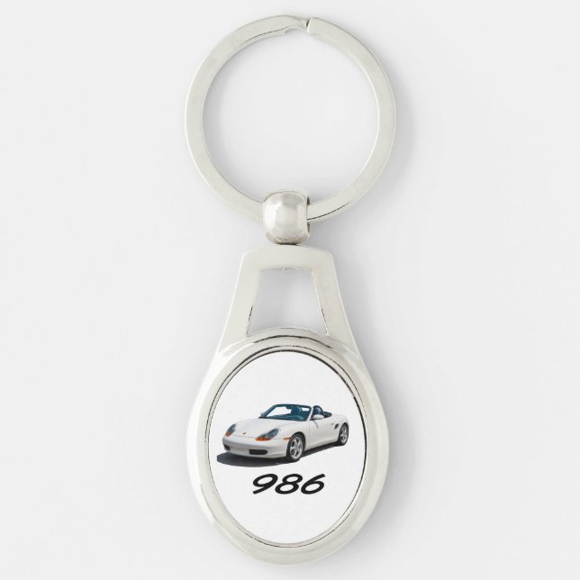 Llavero Porsche Boxster 986 keychain (Anverso)