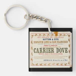 Llavero Portaaviones Dove Clipper Navegando