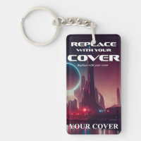 Portada de libro de ciencia ficción y regalo perso