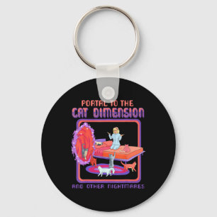 Llavero Portal Al Gato Dimensión Divertido Gato Gatito Gat