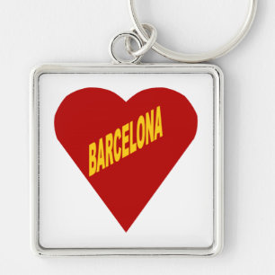 Llavero Porte-clé carré Premium BARCELONA