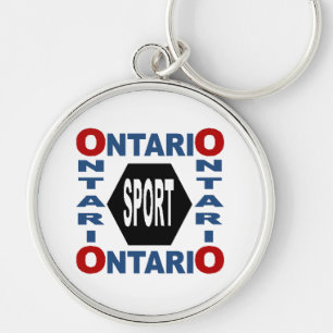 Llavero Porte clé rond Premium ONTARIO SPORT