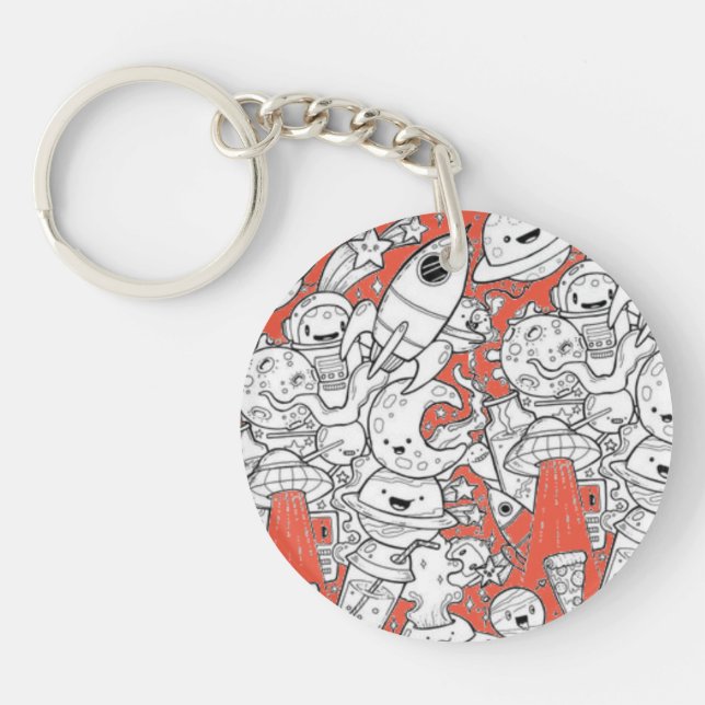 Llavero Porte-clefs Abstract acrylic keychain (Frente)