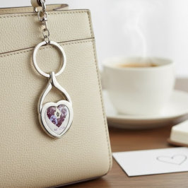 Llavero Porte-Clés Édition My Love – Cœur Violet