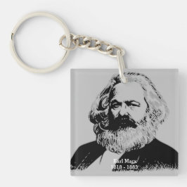 Llavero Porte-clés en acrylique Karl Marx