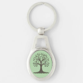 Llavero 🌳 Porte-Clés en Métal Arbre de Vie