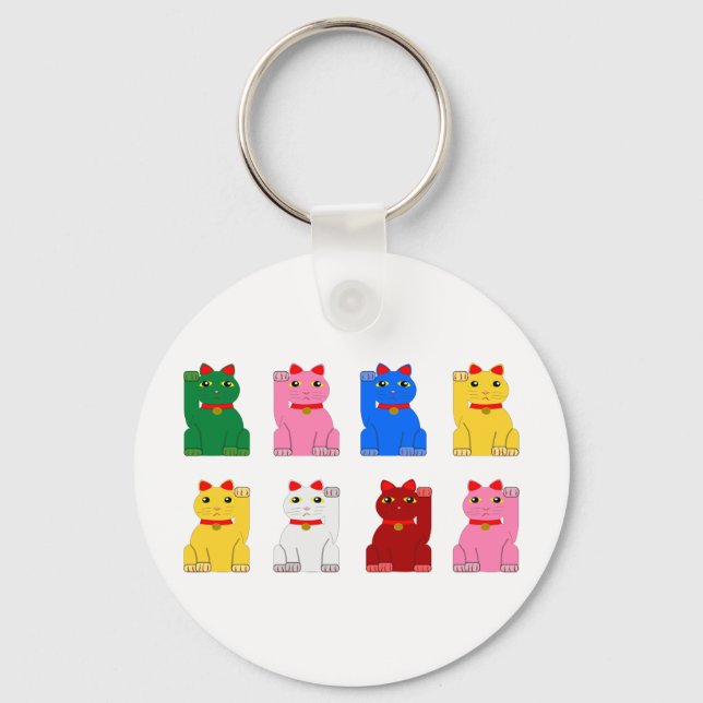 Llavero Porte-clés maneki neko (Anverso)