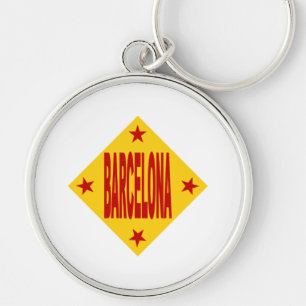 Llavero Porte-clés rond Premium BARCELONA