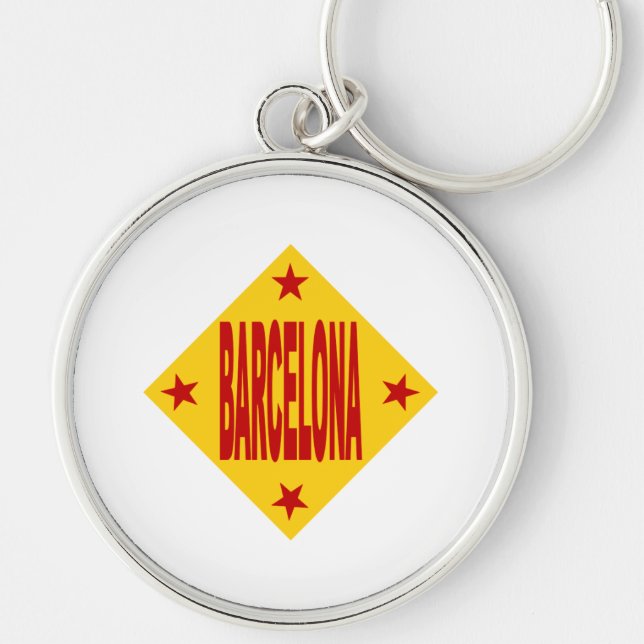 Llavero Porte-clés rond Premium BARCELONA (Frente)