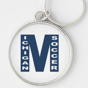 Llavero Porte clés rond Premium MICHIGAN SOCCER