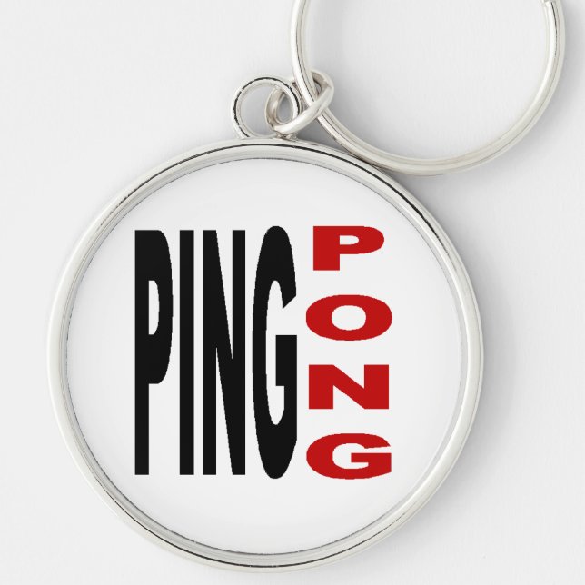 Llavero Porte clés Rond Premium PING PONG (Frente)