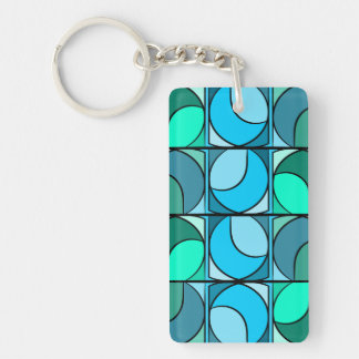 Llavero Porte-clés seventies bleu