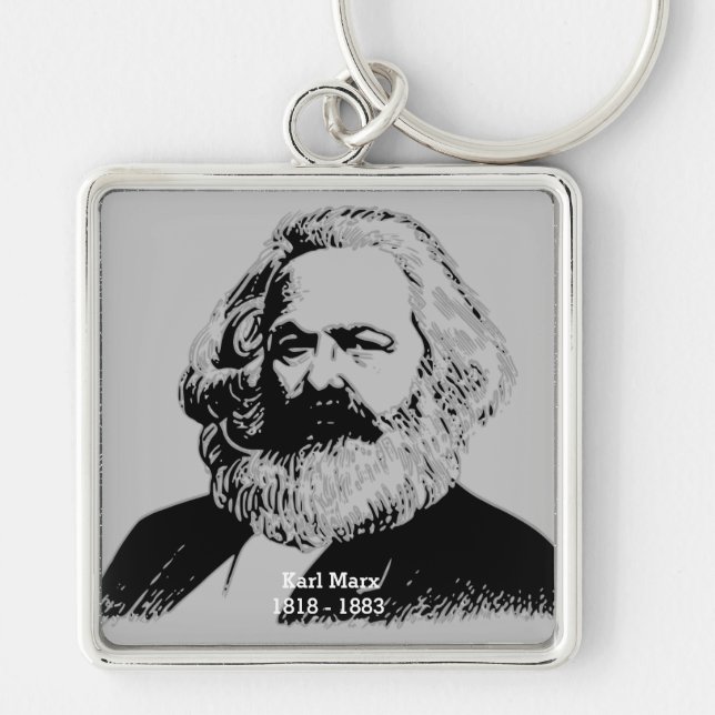 Llavero Porteclés carré Karl Marx - grand