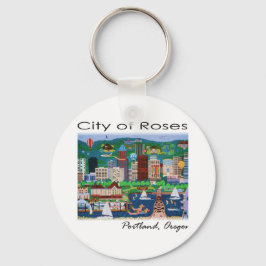 Llavero Portland~ La Ciudad de las Rosas