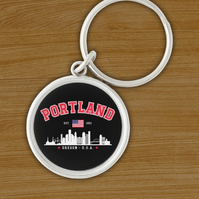 Llavero Portland Modern Skyline city (Subido por el creador)