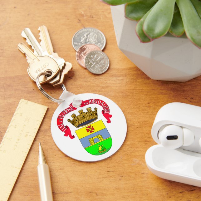 Llavero Porto Alegre (Sello de la ciudad) - BRASIL (Escritorio )