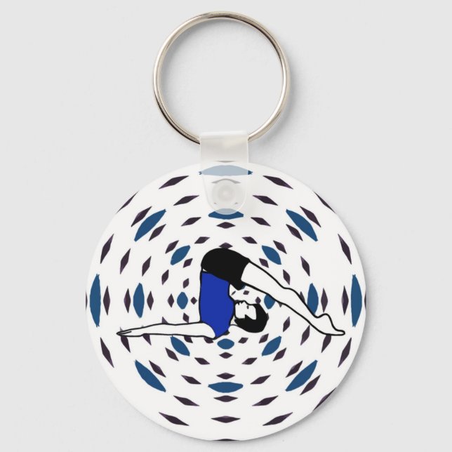 Llavero Poses de yoga - Cadenas clave de yoga (Anverso)