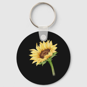 Llavero Posibilidad de color de agua floral de girasol ver