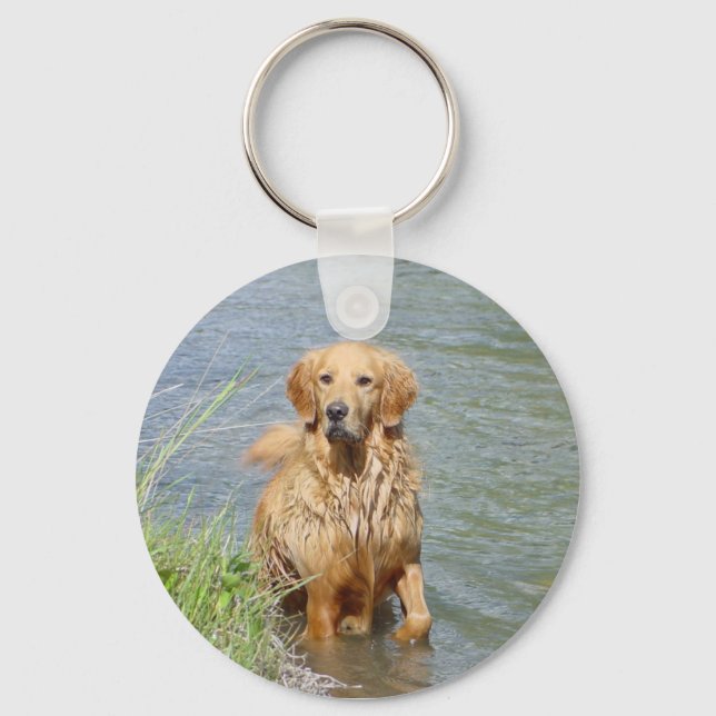 Llavero Posibilidad ~ el Golden Retriever (Anverso)