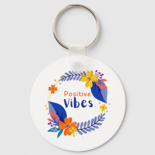 Llavero Positive Vibes Keychain