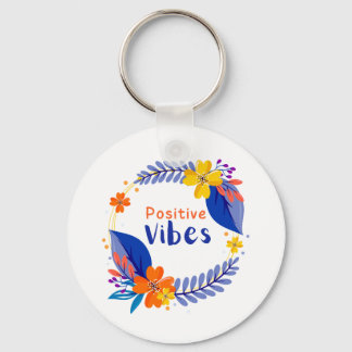 Llavero Positive Vibes Keychain
