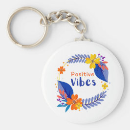 Llavero Positive Vibes Keychain
