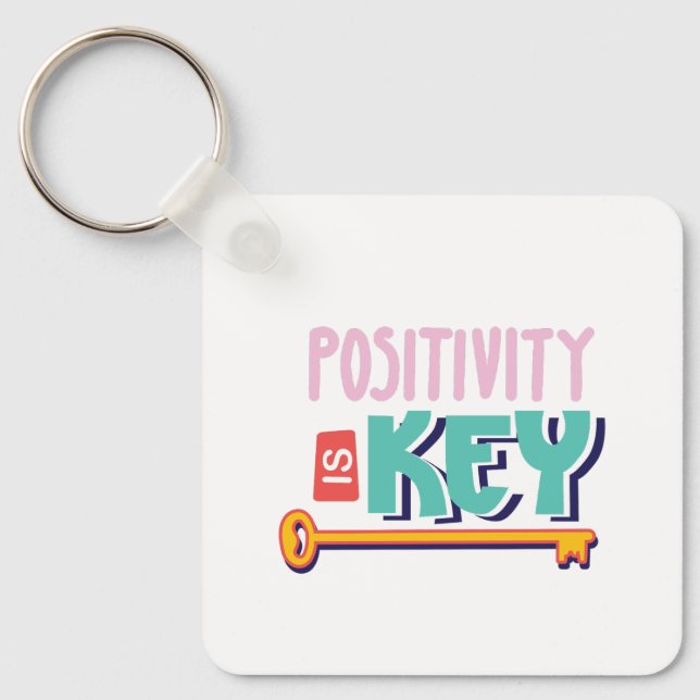 Llavero positivity is the key design  (Anverso)