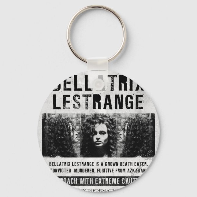 Llavero Poster buscado de Bellatrix Lestrange (Anverso)