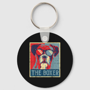 Llavero Poster de Boxer Obama ama al perro Mascota animal